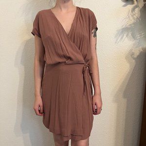 Oak + Fort Wrap Dress